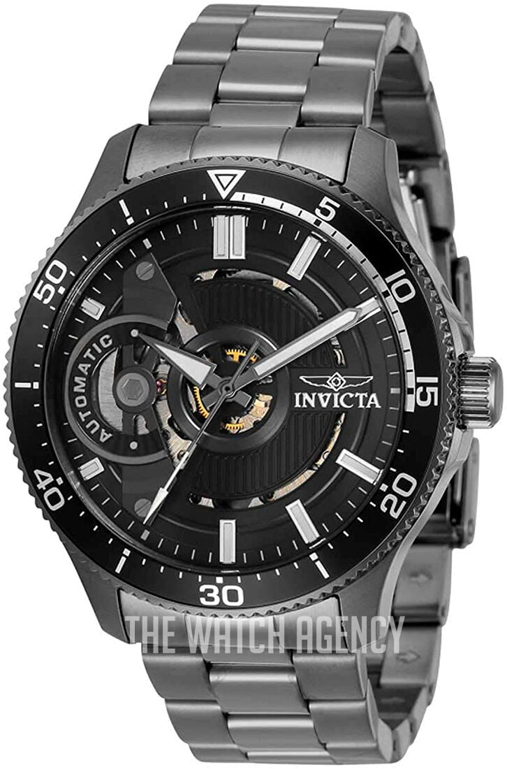 Pro Diver Black/Steel Ø45 mm
